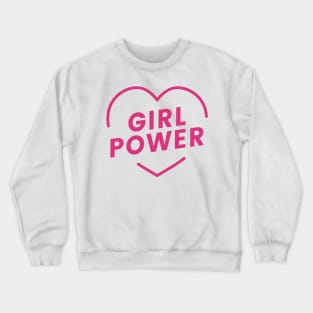 girl power movement - feminist struggle - hand struggle - super girl struggle Crewneck Sweatshirt